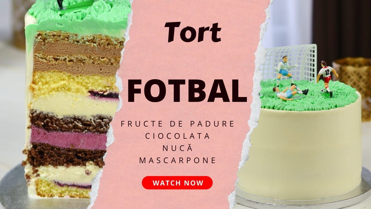 Tort cu mascarpone, fructe de padure, nuca si ciocolata